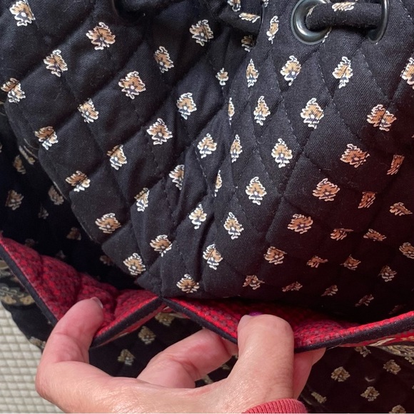 Vera Bradley Black and Cream Patterned Bag main image 4